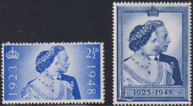 GREAT BRITAIN & BRITISH GUIANA 1948 RSW UM/M