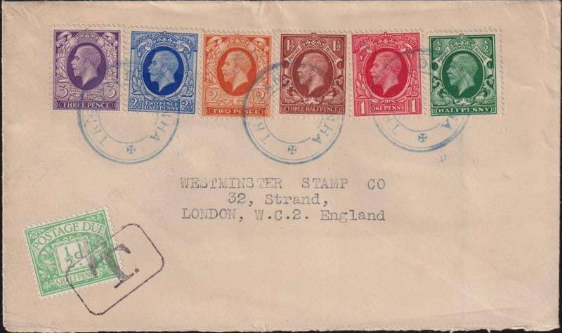 TRISTAN DA CUNHA 1946/8 AMAZING COVER