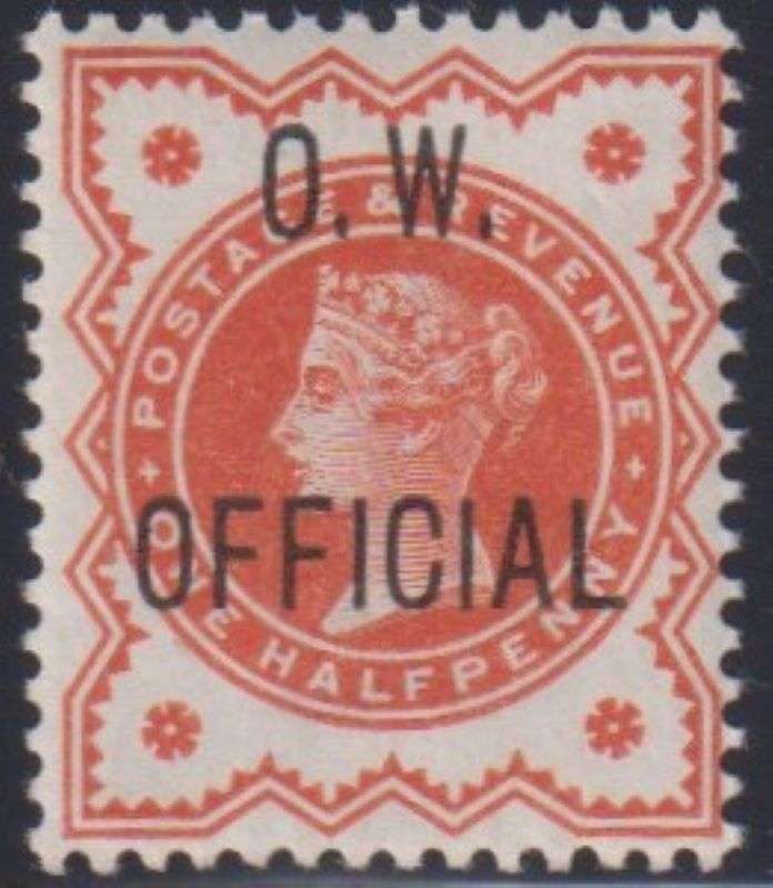 GREAT BRITAIN 1896 "O.W OFFICIAL" UM - SG O31 CV £350