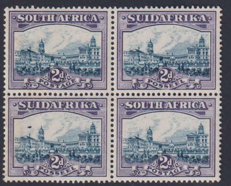SOUTH AFRICA 1938 ROTO 2d "AIRSHIP FLAW" - RARE CV R35000 - SACC 44ca