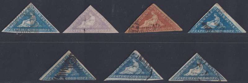 CAPE OF GOOD HOPE LOVELY LOT OF TRIANGLES