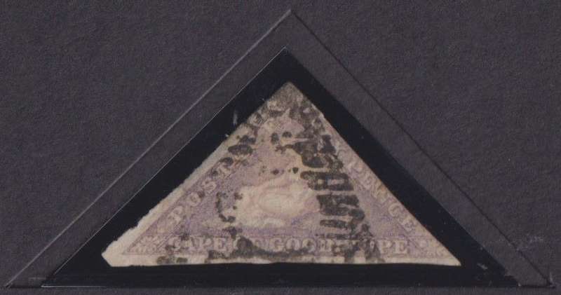 CAPE OF GOOD HOPE 6d TRIANGLE - STANLEY GIBBONS CERTIFICATE