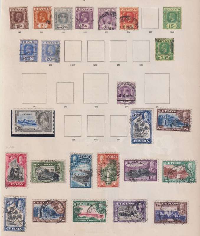 CEYLON LOT  ON PAGES