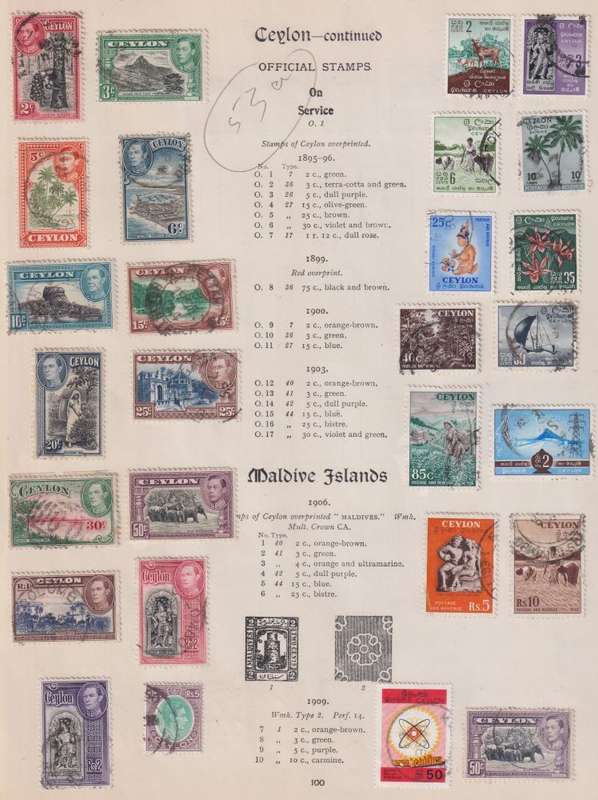 CEYLON LOT  ON PAGES