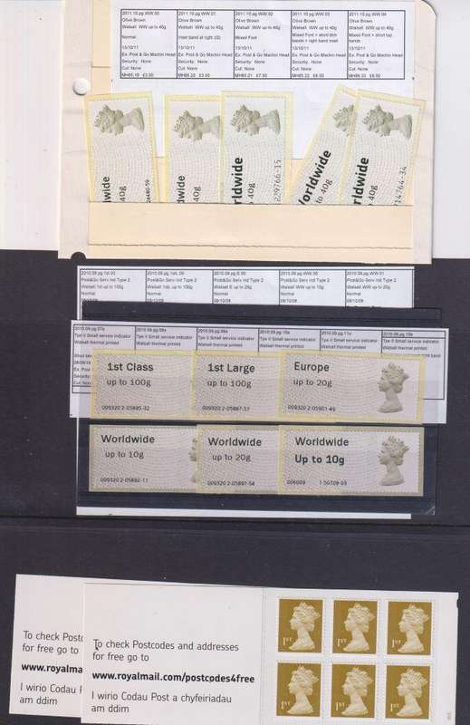 GREAT BRITAIN SPECIALISED LOT OF 2010 ISSUES - UNMOUNTED MINT - HIGH FACE VALUE!