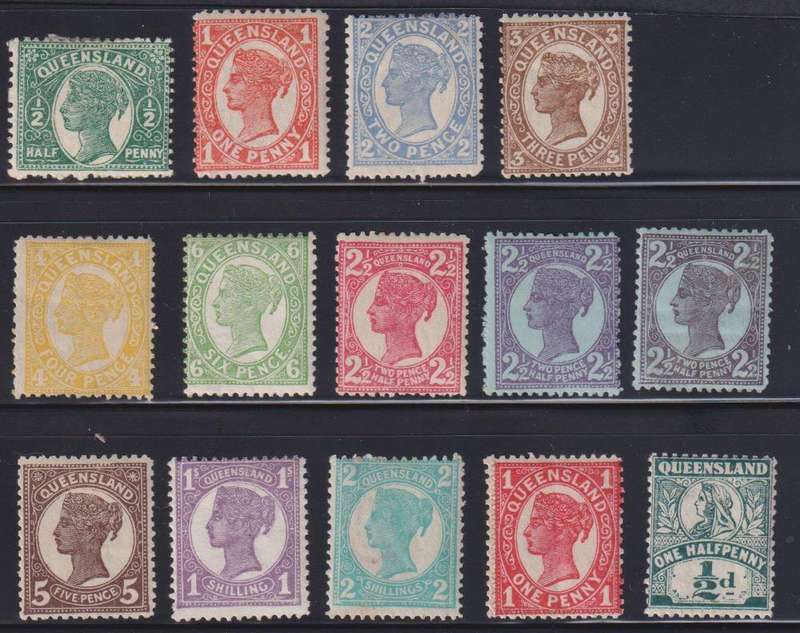 Queensland, Australia QVIC 1896 Values Mint