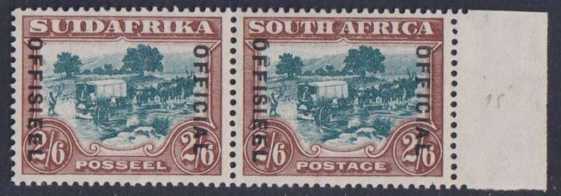 SA 1930 2/6  OFFICIAL SUPERB HINGED MINT - SACC O20 CV R1000