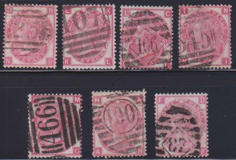 GB 1865 SG 92 PLATE 4-10 CV £890