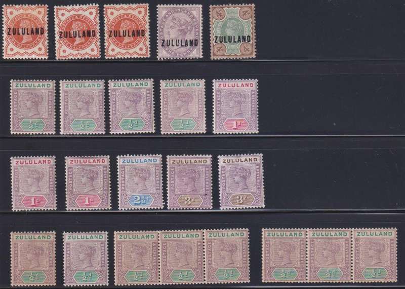 ZULULAND NICE MINT LOT