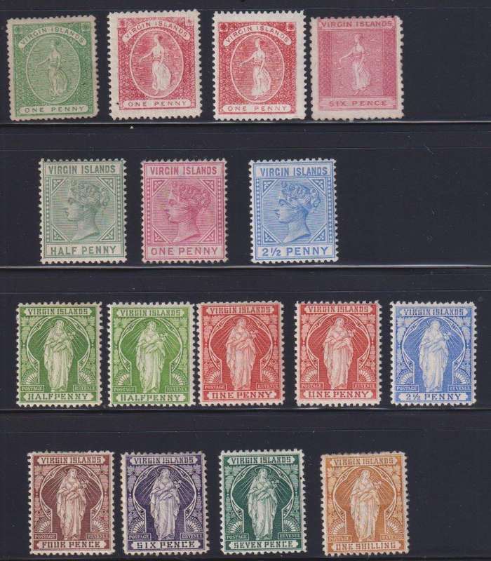 VIRGIN ISLANDS NICE EARLY MINT LOT