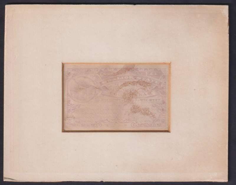 INDIA - GWALIOR STATE RARE DIE PROOF