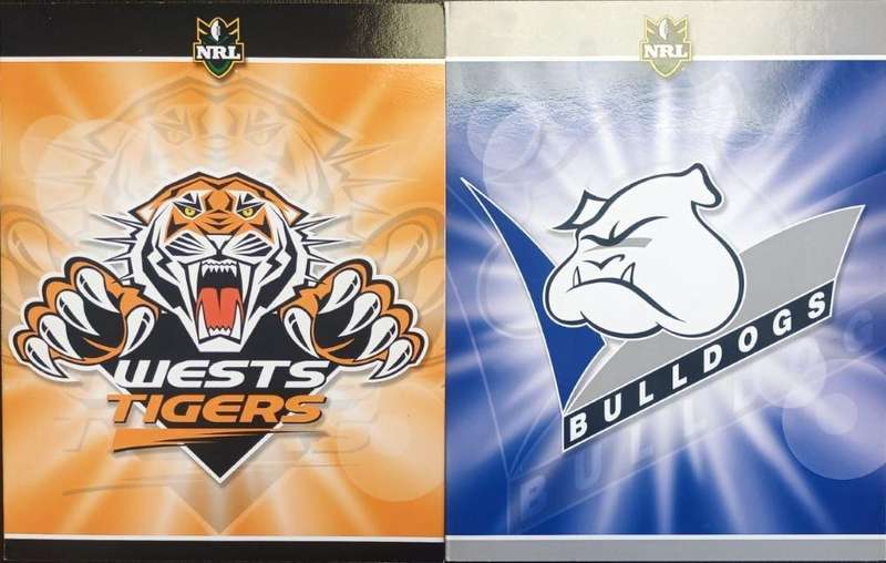 AUSTRALIA NATIONAL RUBGY LEAGUE 15 DIFFERENT SHEETS & TEAMS-SUPERB!
