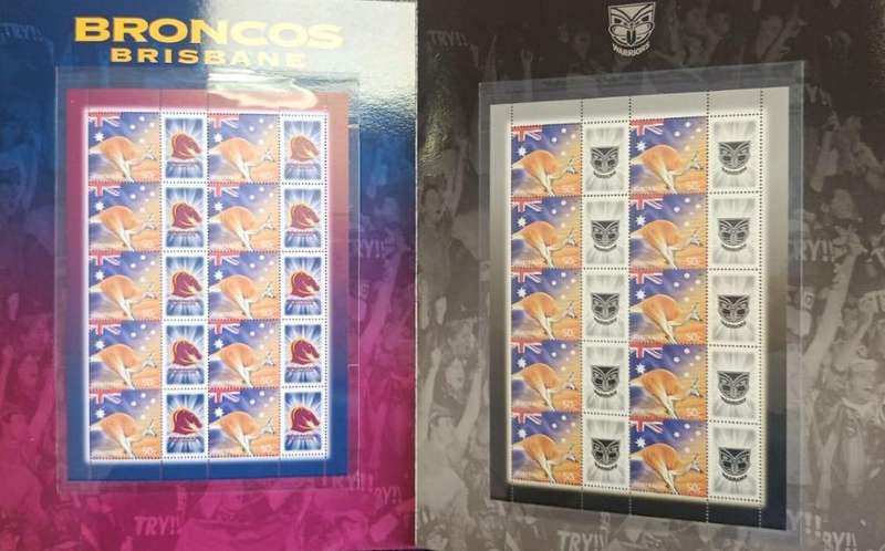 AUSTRALIA NATIONAL RUBGY LEAGUE 15 DIFFERENT SHEETS & TEAMS-SUPERB!