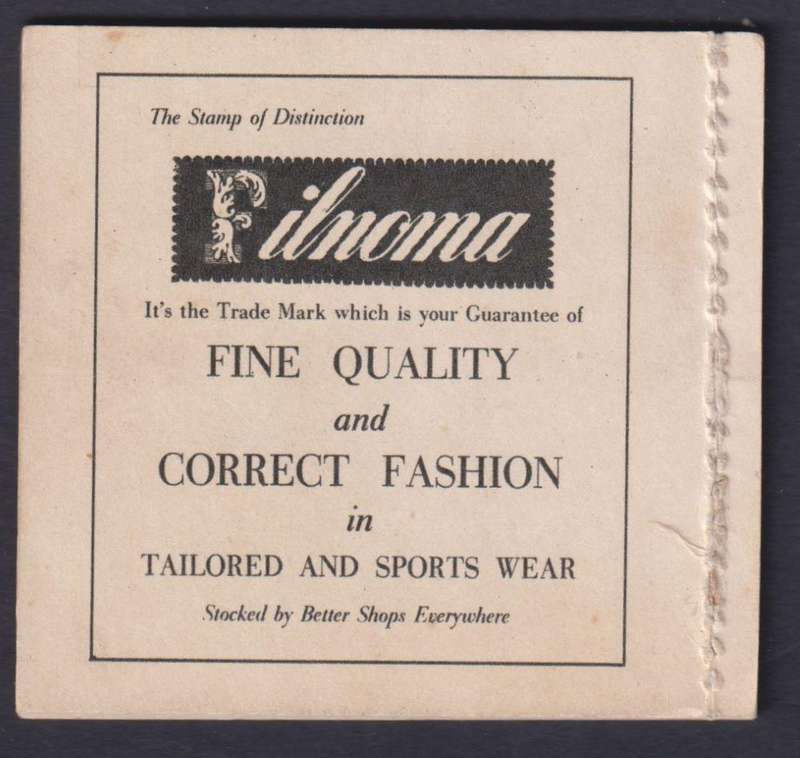 SA 1948 3/- KIRCHHOFFS BOOKLET COMPLETE UNEXPLODED MINT