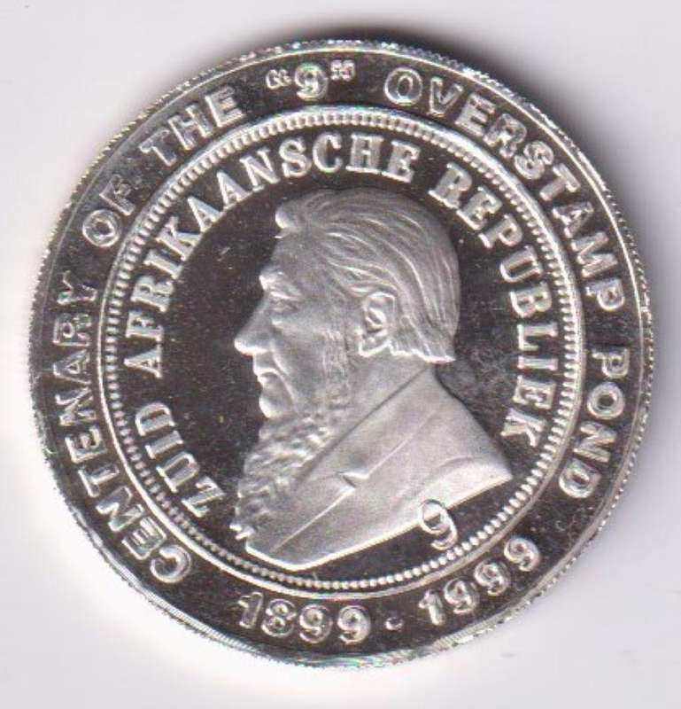 CENTENARY OF THE "9" OVERSTAMP POND - MEDALLION