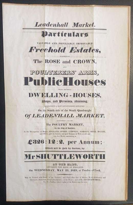 GREAT BRITAIN AMAZING 1819 ADVERTISING ENTIRE LETTER-PRE-STAMP