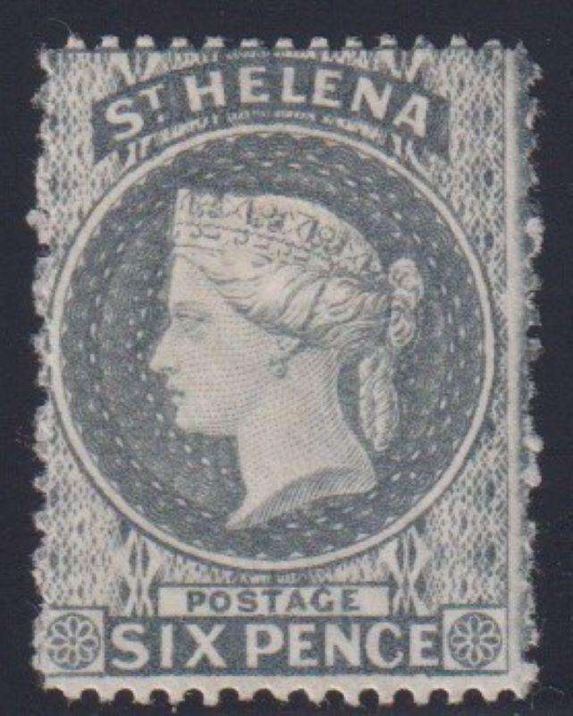 ST HELENA QVIC 6d FINE HINGED MINT