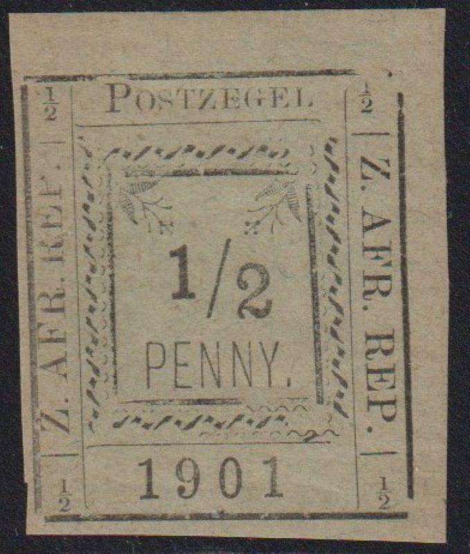 PIETERSBURG 1901 1/2d NO STOP AFTER DATE UNSIGNED FINE MINT