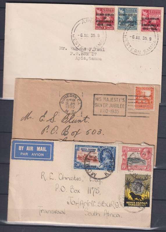 FANTASTIC COLLECTION OF KGV 1935 SILVER JUBILEE - MINT/USED/VARIETIES