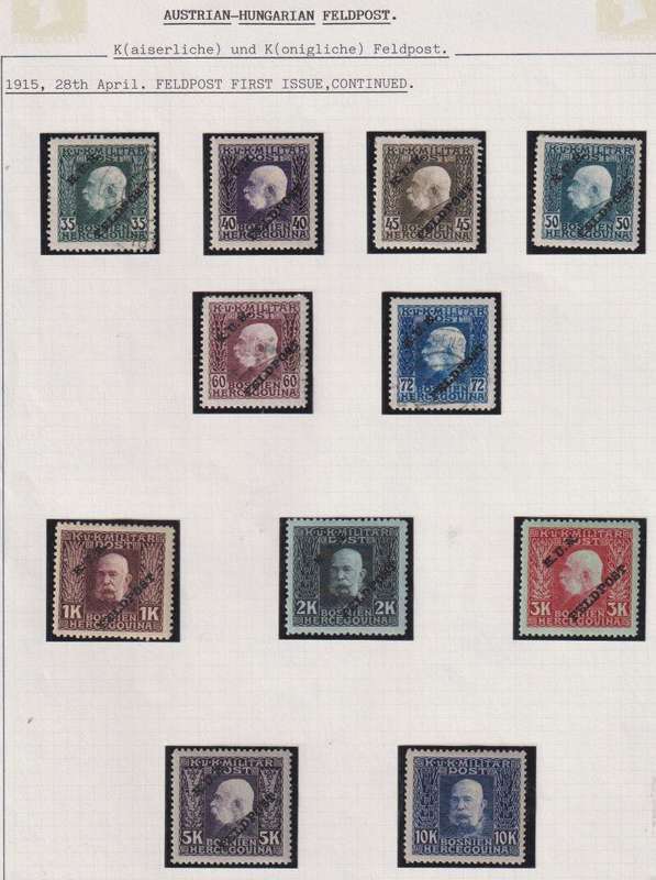 AUSTRIA GREAT MINT/USED/COVERS/FELDPOST WRITTEN UP