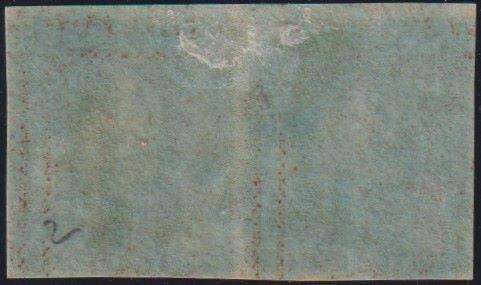 TRINIDAD 1851 1d IMPERF PAIR FINE MINT