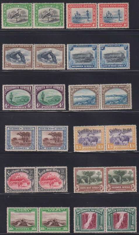 SWA 1931 PICTORIAL SET SUPERB, LIGHTLY HINGED MINT
