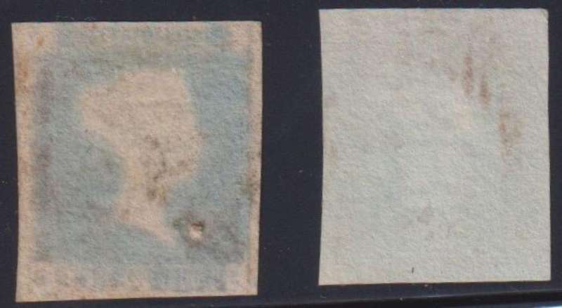 GB 2d BLUES FINE USED ONE WITH "IVORY HEAD"