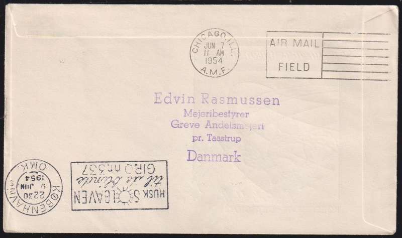 DENMARK FANTASTIC LOT OF FLIGHT COVERS