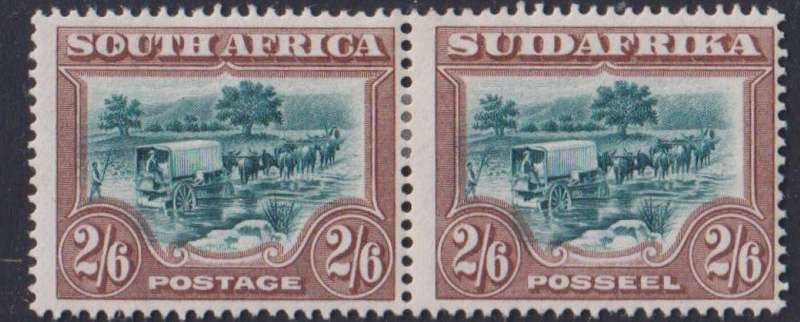 SA 1927 LONDON PRINTING 2/6 FINE HINGED MINT SACC 37 CV R4000