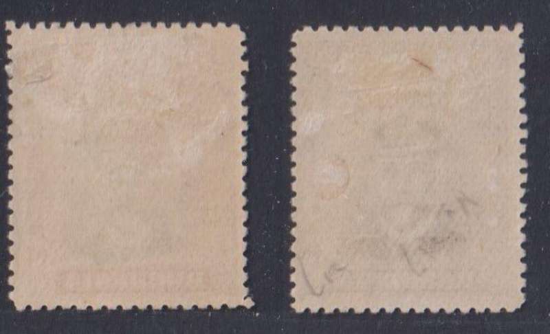 RHODESIA - BSAC 1913 ADMIRAL 6d & 2/- SACC 217/8  FINE HINGED MINT CV R850