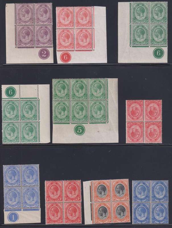 SA KINGSHEADS SUPERB LOT OF CONTROLS/BLOCKS MINT/UM