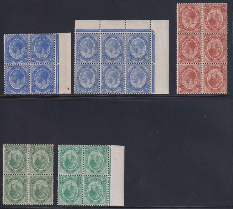 SA KINGSHEADS SUPERB LOT OF CONTROLS/BLOCKS MINT/UM
