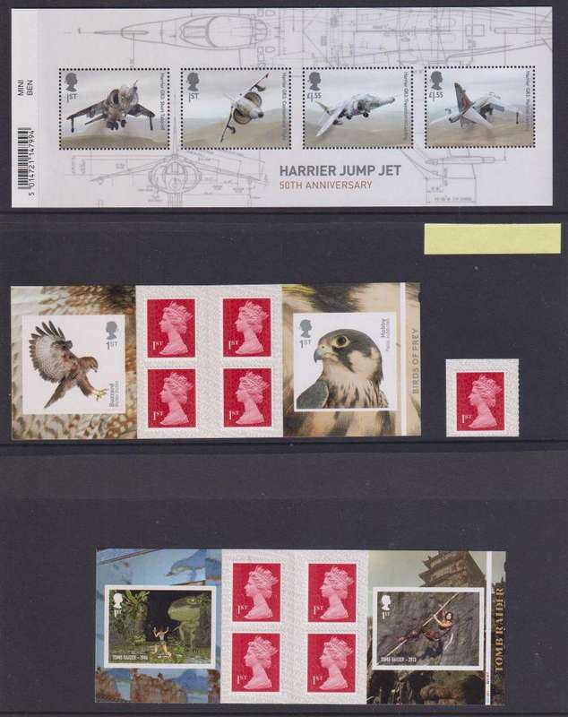 GB 2019 ISSUES -PRESTIGE BOOKLET, PRES PACKS, MIN SHEETS, BLOCKS - HUGE FACE VALUE