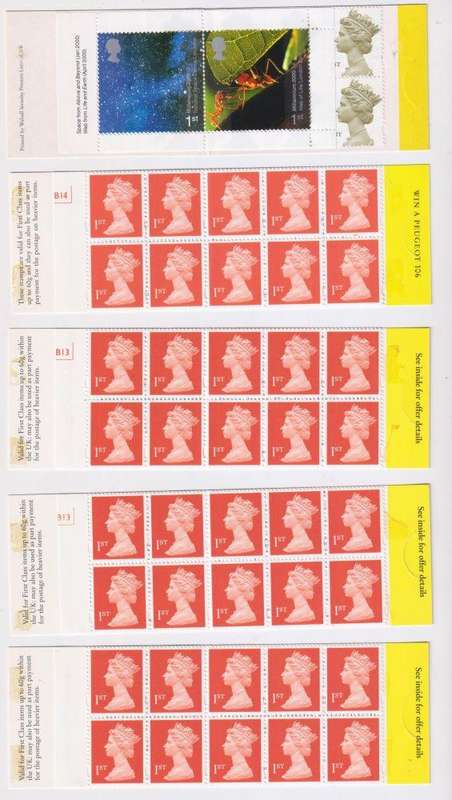 GREAT BRITAIN 2000 BOOKLETS- A SUPERB SPECIALISED LOT OF 27