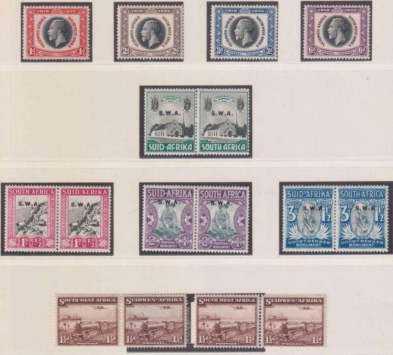 SWA MINT COLLECTION ON PAGES - cv R13000+