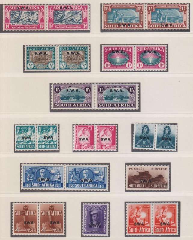 SWA MINT COLLECTION ON PAGES - cv R13000+