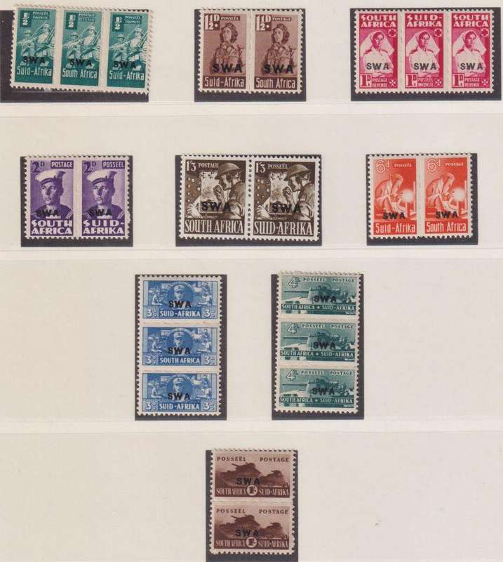 SWA MINT COLLECTION ON PAGES - cv R13000+