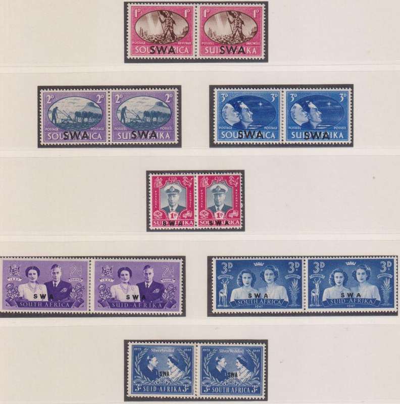 SWA MINT COLLECTION ON PAGES - cv R13000+