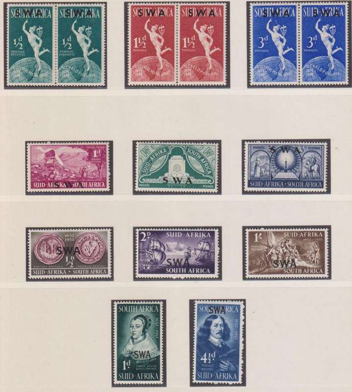 SWA MINT COLLECTION ON PAGES - cv R13000+