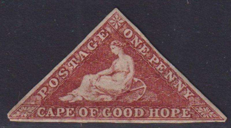 CAPE OF GOOD HOPE 1d TRIANGLE FINE MINT