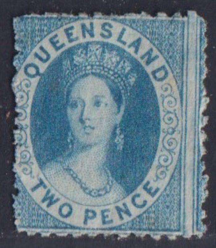 QUEENSLAND, AUSTRALIA 1876 2d's  MINT SG 99/100 CV £140