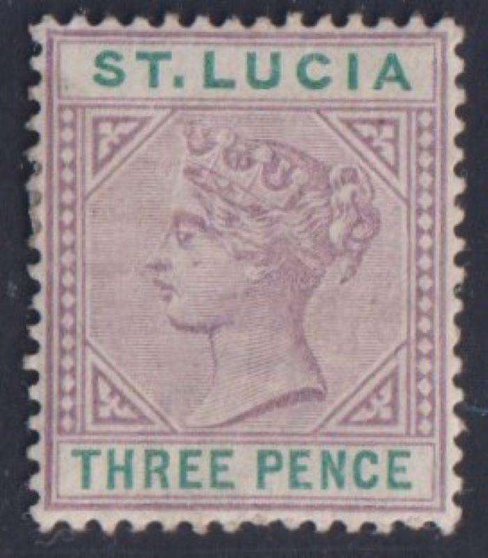 ST LUCIA 1886 3d MINT SG 40 CV £120