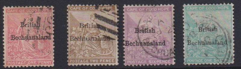 BECHUANALAND 1885 1st ISSUES SOUND USED CV R5000+