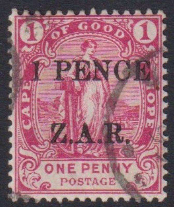 VRYBURG ANGLO BOER WAR 1899 1d FINE  USED CV R2200