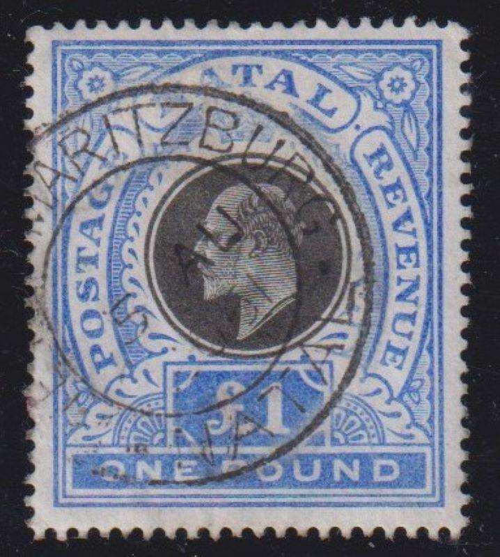 NATAL 1902 £1   SOUND USED CV R2700