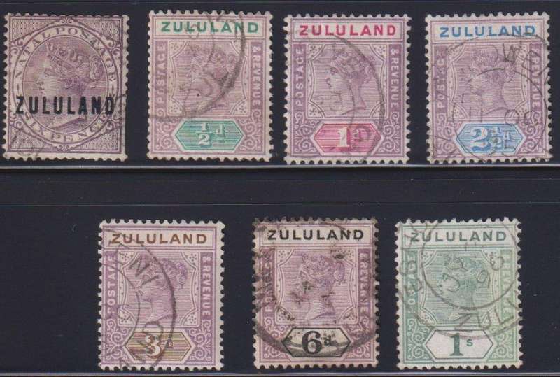ZULULAND NICE USED LOT TO 1/-