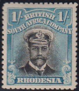 RHODESIA - BSAC 1913 /-  ADMIRALS  SACC 232/3 FINE  MINT CV R2550