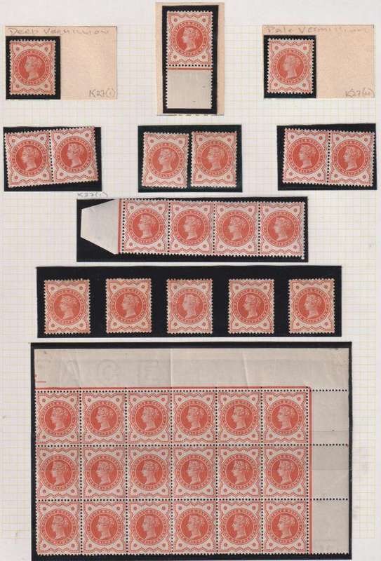 GB 1887 QUEEN VIC SUPERB M/UM LOT ON PAGES