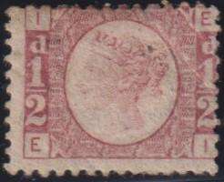 GREAT BRITAIN 1870 1/2d HINGED  MINT