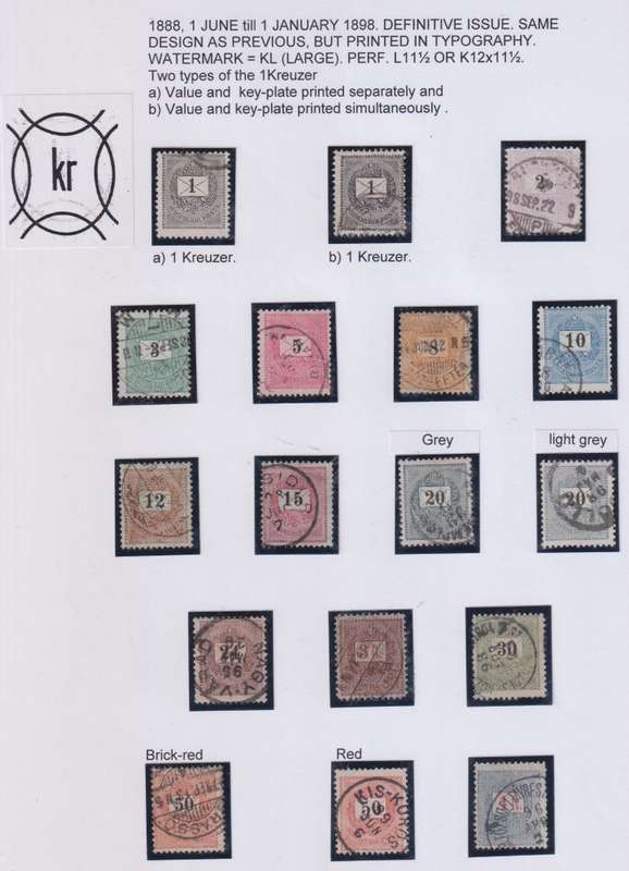 HUNGARY FANTASTIC 1871-1913 WRITTEN UP COLLECTION